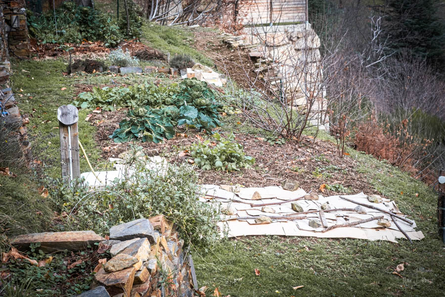 iso-potager-cevennes-lozere murs en pierres sèches